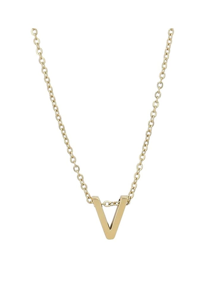 Adeliás Женское колье - буква N из нержавеющей стали 45+5 в золотом исполнении
Adeliás Женское колье - буква N из нержавеющей стали 45+5 в золотом исполнении