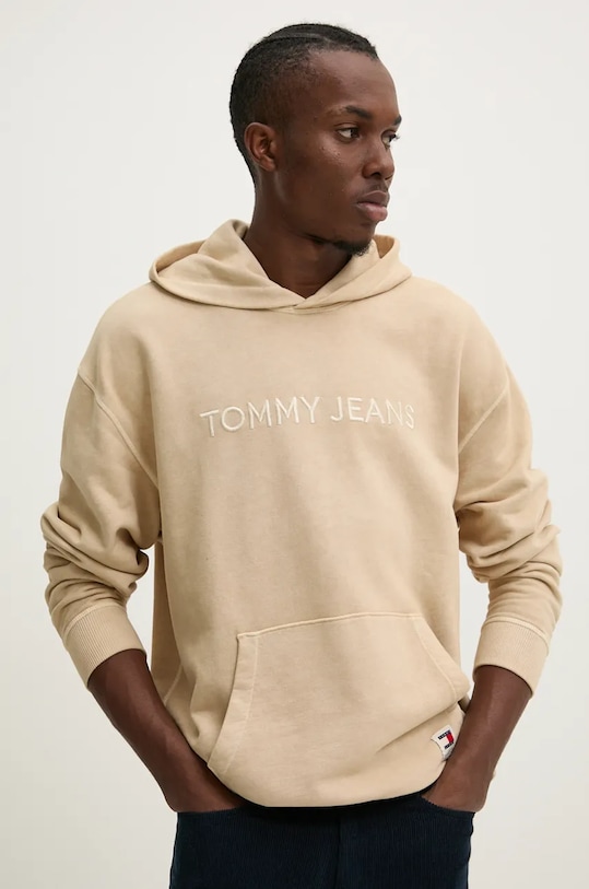 Хлопковая толстовка Tommy Jeans, бежевый
Хлопковая толстовка Tommy Jeans, бежевый