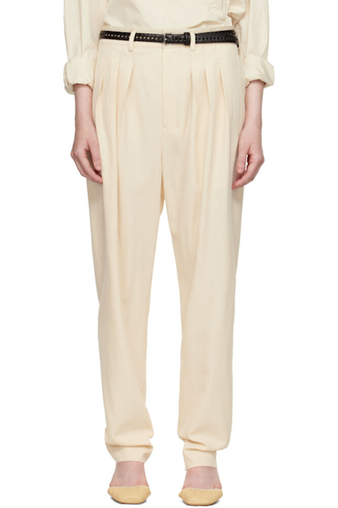 Брюки Off-White со складками, сшитые на заказ LEMAIRE
Брюки Off-White со складками, сшитые на заказ LEMAIRE