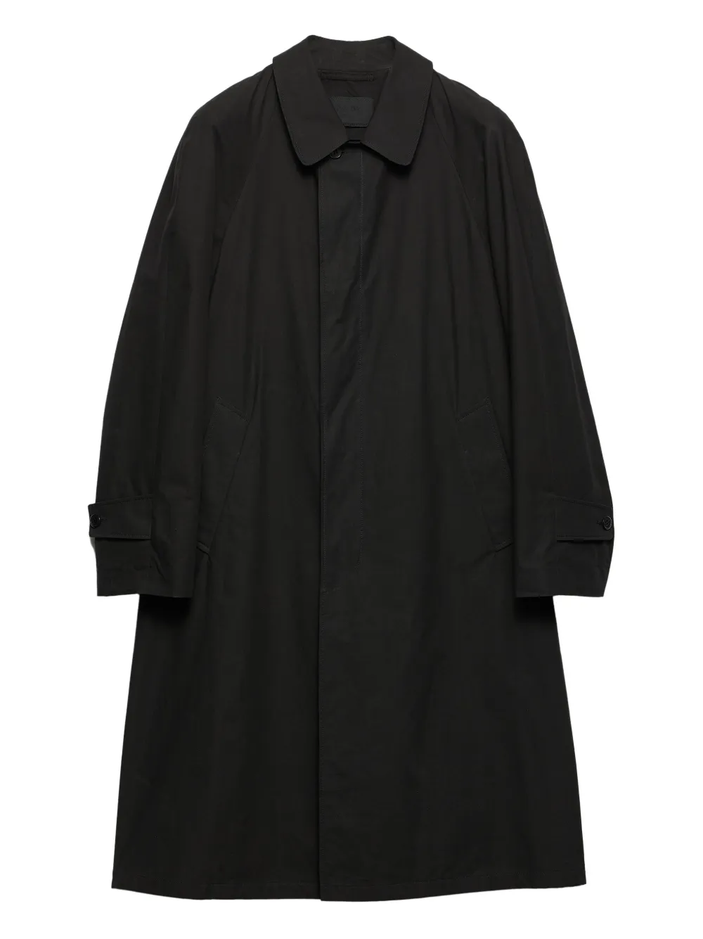 Однобортное пальто Prada, черный
Однобортное пальто Prada, черный