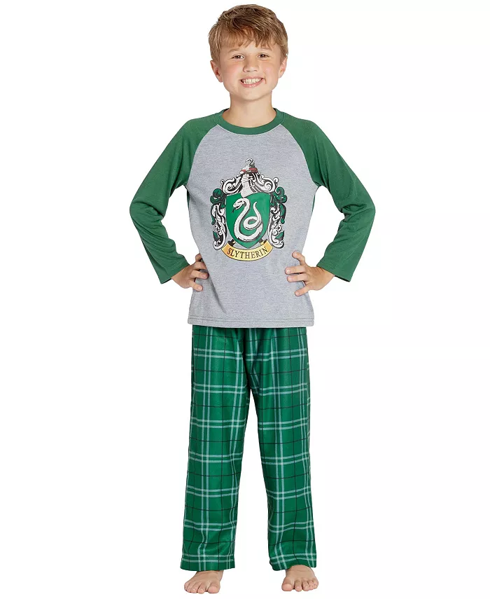 Мальчиковый комплект пижамы из 2 предметов в клетку с гербом факультетов Хогвартса реглан - Гриффиндор Хаффлпафф Слизерин Когтевран Harry Potter, зеленый
Мальчиковый комплект пижамы из 2 предметов в клетку с гербом факультетов Хогвартса реглан - Гриффиндор Хаффлпафф Слизерин Когтевран Harry Potter, зеленый