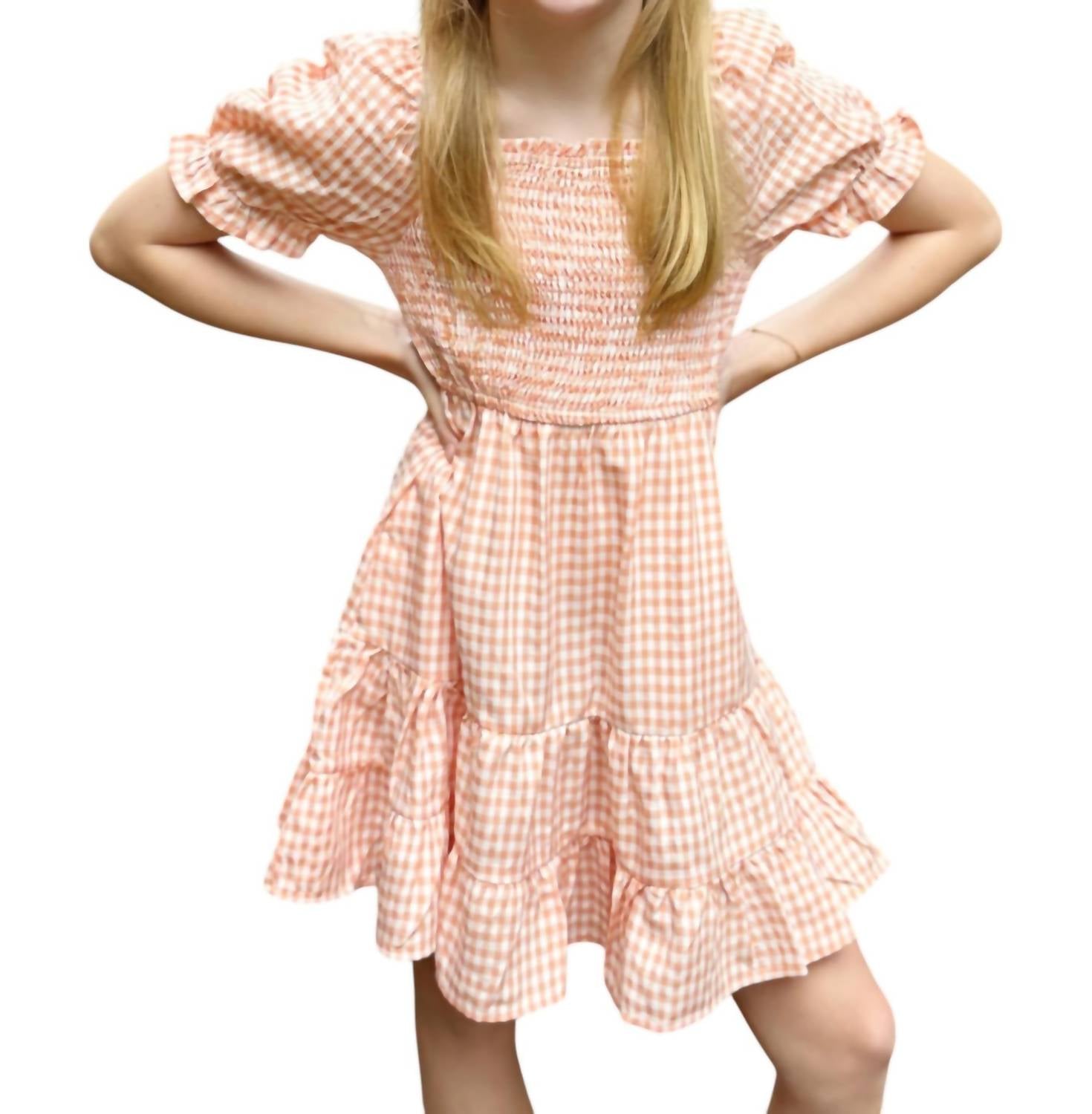 Платье Astros Essential для девочек в оранжевом цвете Hayden Girls 
Платье Astros Essential для девочек в оранжевом цвете Hayden Girls