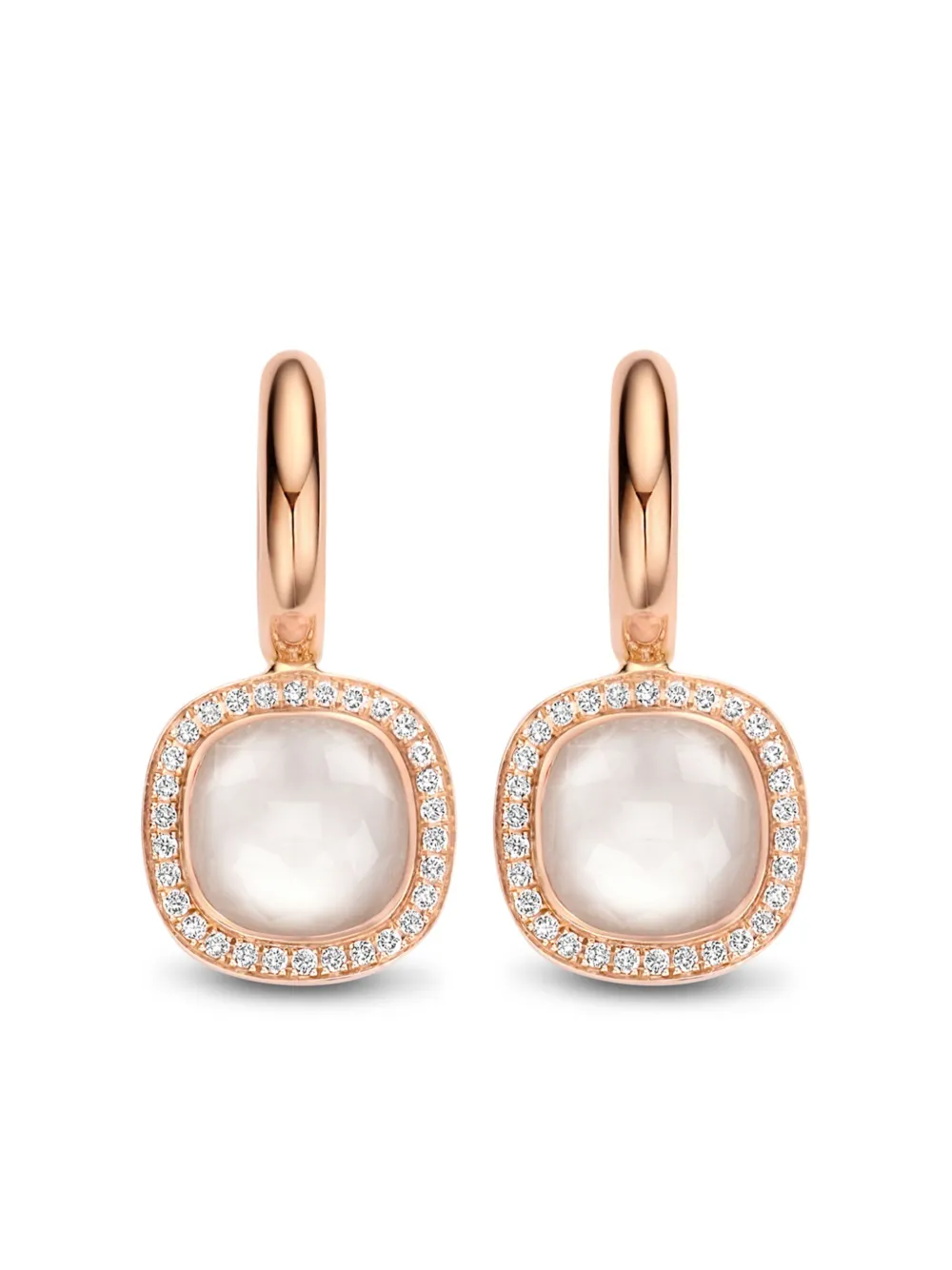 Серьги из розового золота с бриллиантами и кварцем Tirisi, розовый
Серьги из розового золота с бриллиантами и кварцем Tirisi, розовый