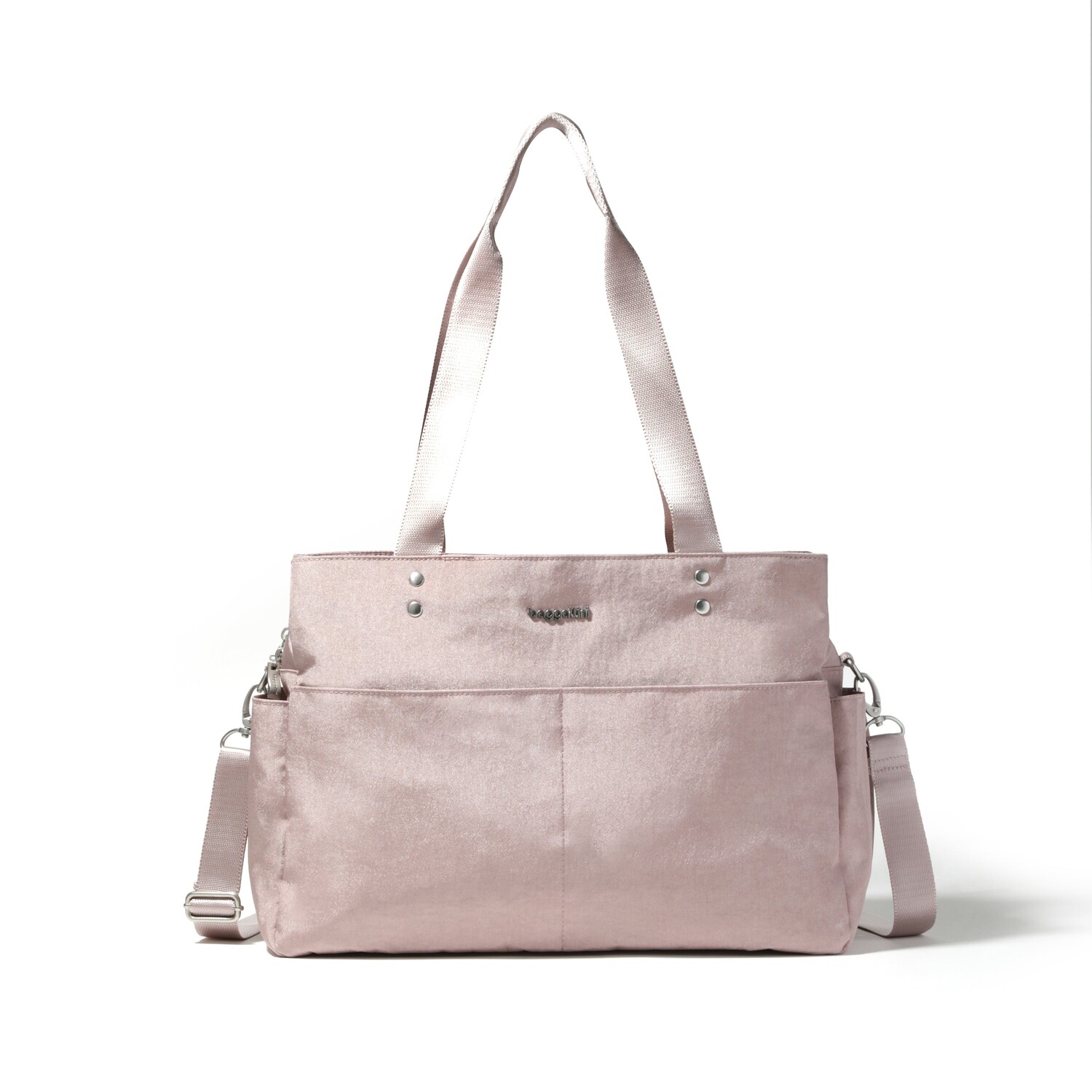 Baggallini Женская большая сумка The Only Bag с ремешком через плечо, цвет Blush Shimmer
Baggallini Женская большая сумка The Only Bag с ремешком через плечо, цвет Blush Shimmer
