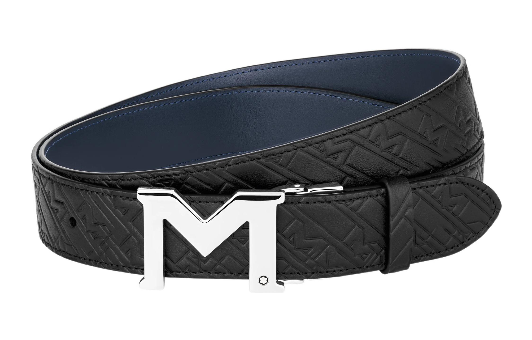 Кожаный ремень мужской черный ширина 3,5 см MONTBLANC
Кожаный ремень мужской черный ширина 3,5 см MONTBLANC