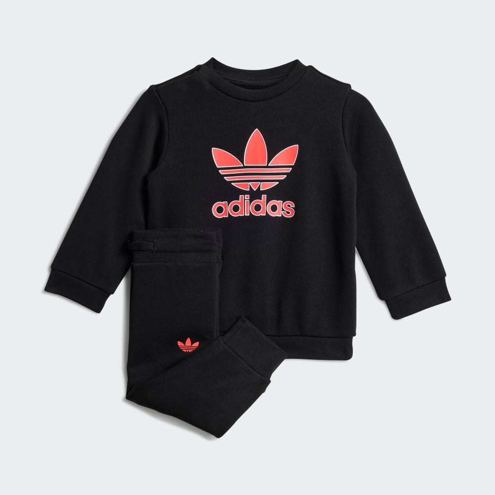 Спортивный костюм Adidas Trefoil Crew Set Kids, цвет Black/Lucid Red
Спортивный костюм Adidas Trefoil Crew Set Kids, цвет Black/Lucid Red