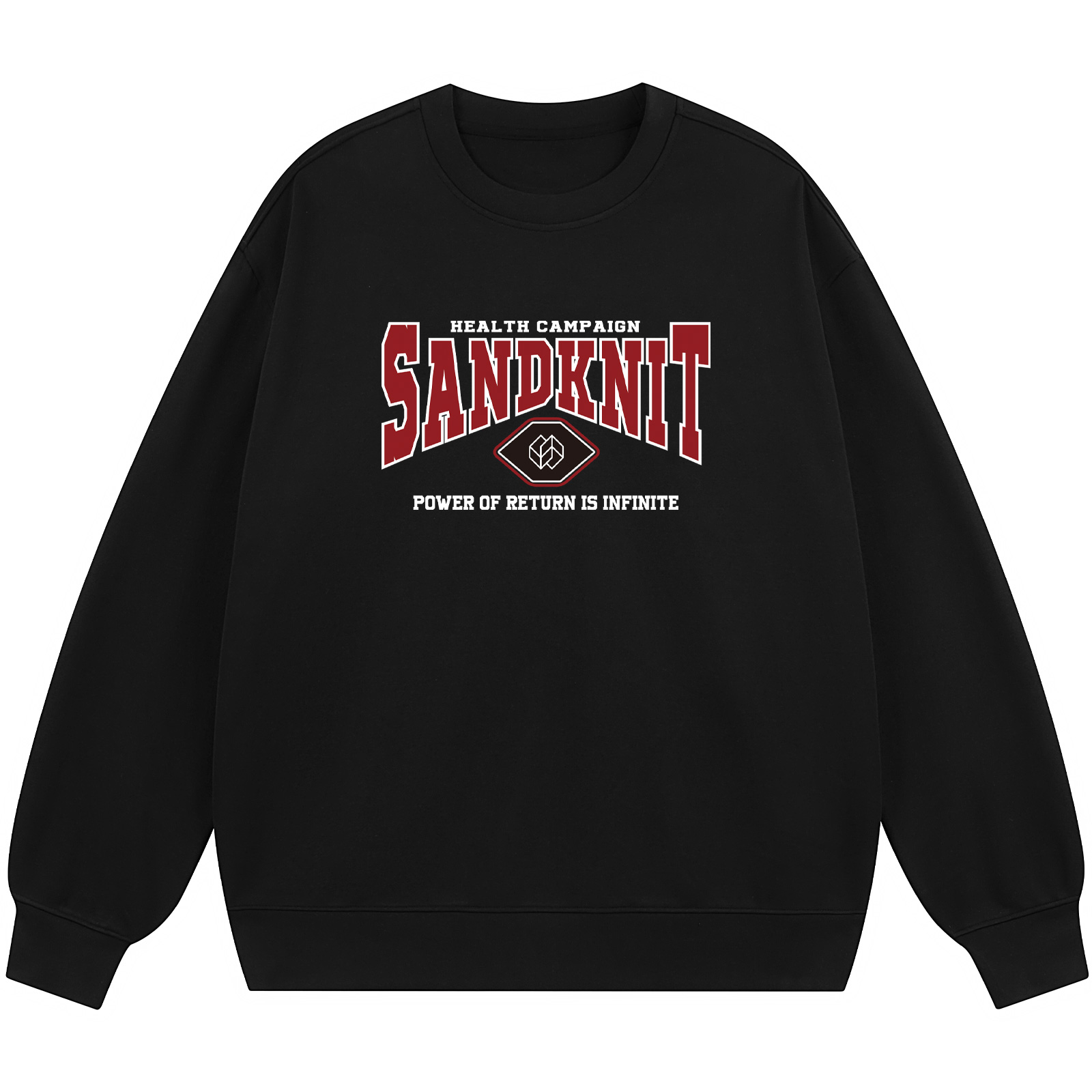 Унисекс свитшот SandKnit, черный
Унисекс свитшот SandKnit, черный