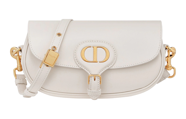 DIOR Бобби Смуз Кожаная сумка-полумесяц Женская белая
DIOR Бобби Смуз Кожаная сумка-полумесяц Женская белая