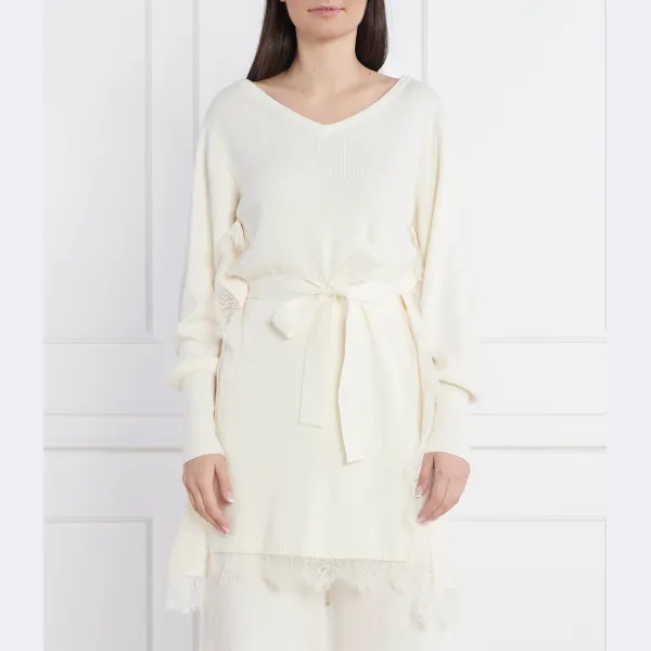 Платье с добавлением шерсти Twin-Set, бежевый
Платье с добавлением шерсти Twin-Set, бежевый