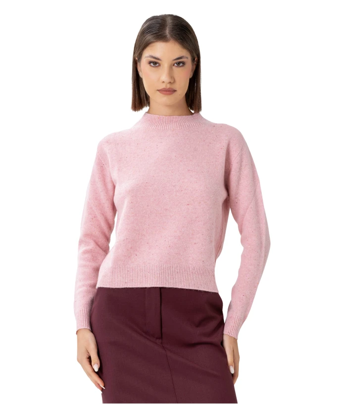 Повседневный пуловер с ребристым воротником Kocca, розовый
Повседневный пуловер с ребристым воротником Kocca, розовый