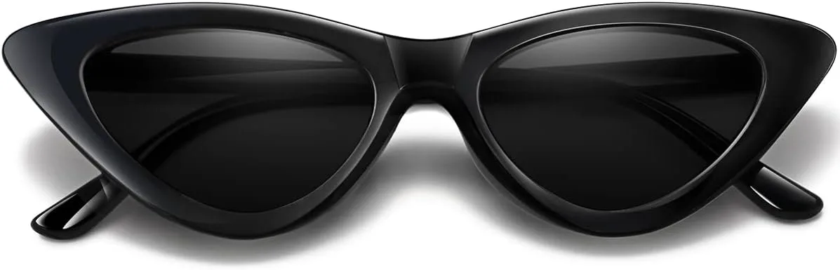 Винтажные солнцезащитные очки «кошачий глаз» для женщин. Классические ретро-очки с узким оправой «кошачий глаз», защита от УФ-излучения UV400 GFUIARA, Black
Винтажные солнцезащитные очки «кошачий глаз» для женщин. Классические ретро-очки с узким оправой «кошачий глаз», защита от УФ-излучения UV400 GFUIARA, Black