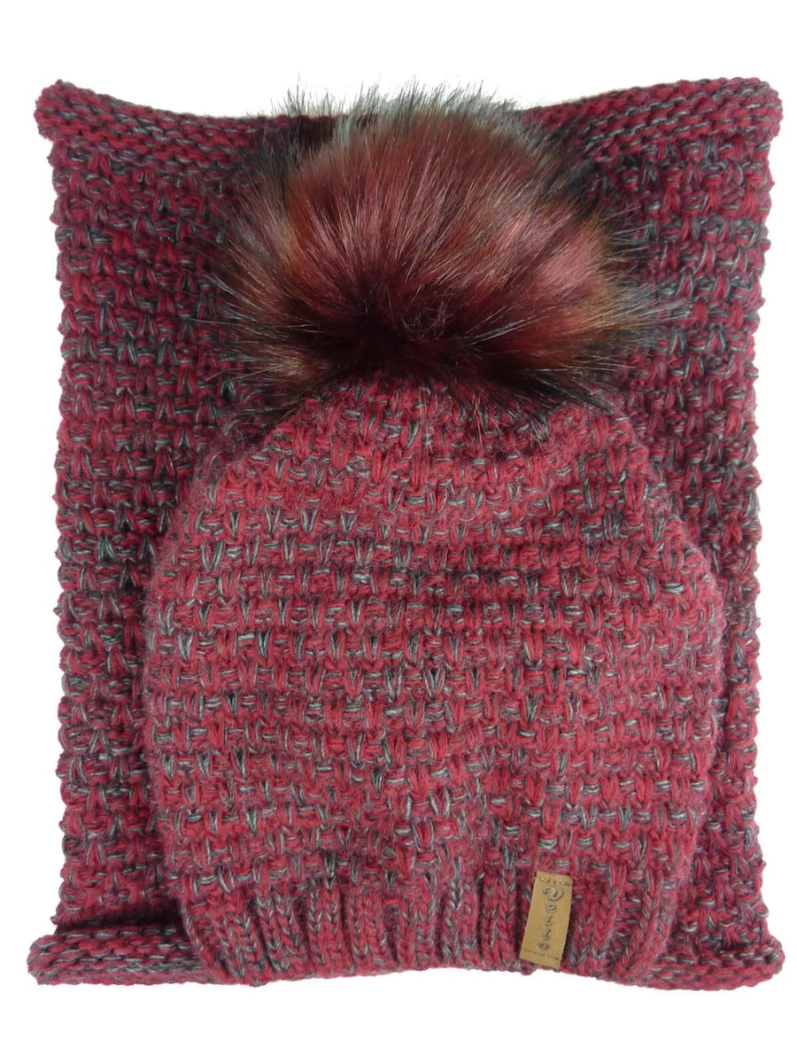 Шапка Kumixi Set: Mütze & Loop Schal, бордовый
Шапка Kumixi Set: Mütze & Loop Schal, бордовый