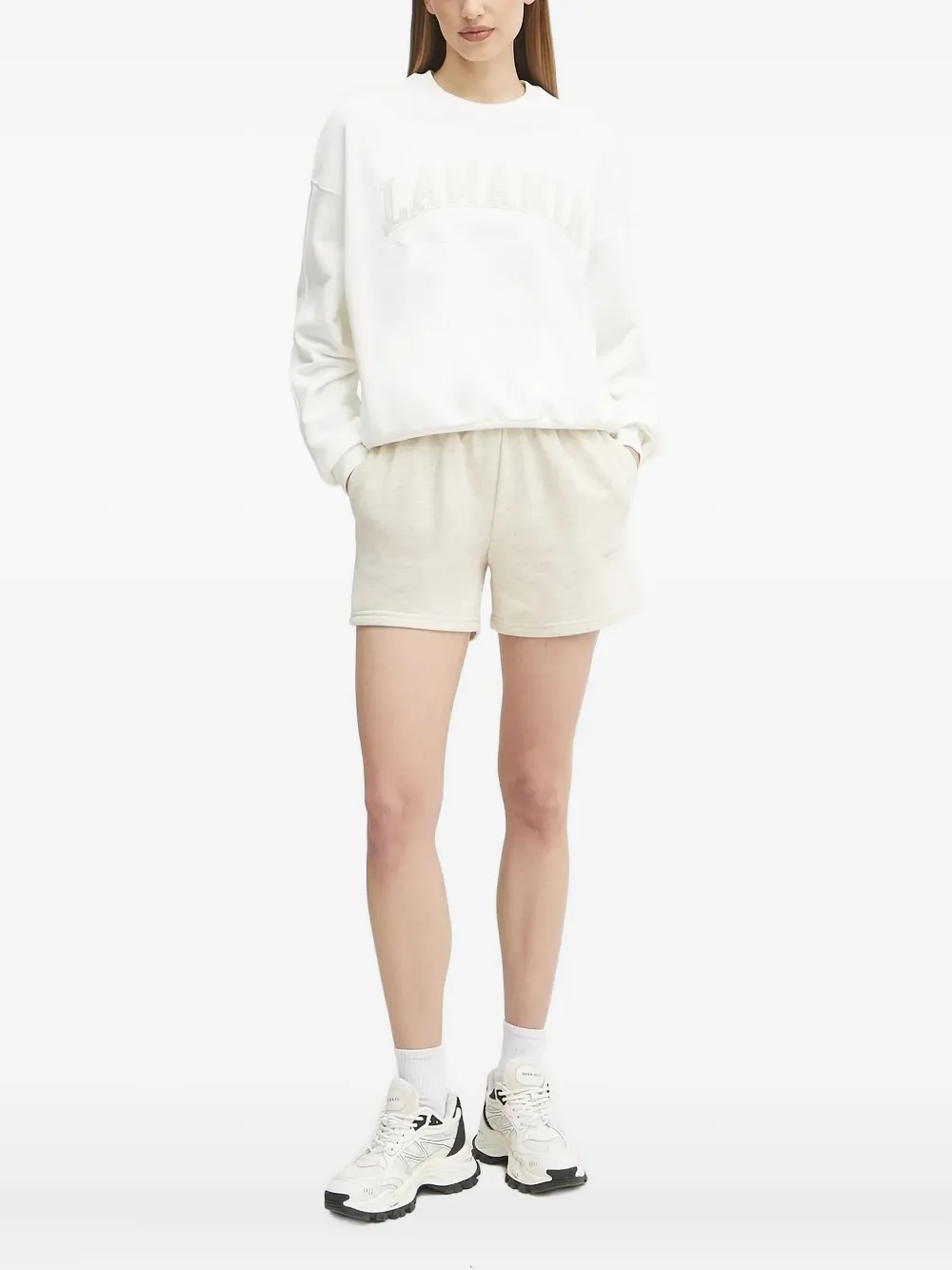 Толстовка с вышитым логотипом La Mania, белый
Толстовка с вышитым логотипом La Mania, белый