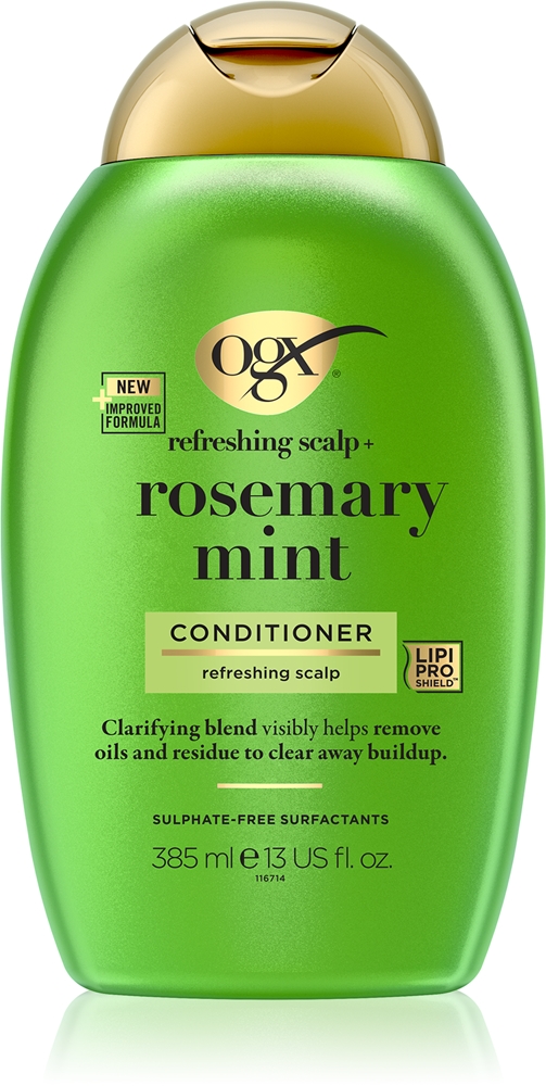 Очищающий кондиционер с розмарином и мятой для жирных волос Ogx, 385 мл
Очищающий кондиционер с розмарином и мятой для жирных волос Ogx, 385 мл