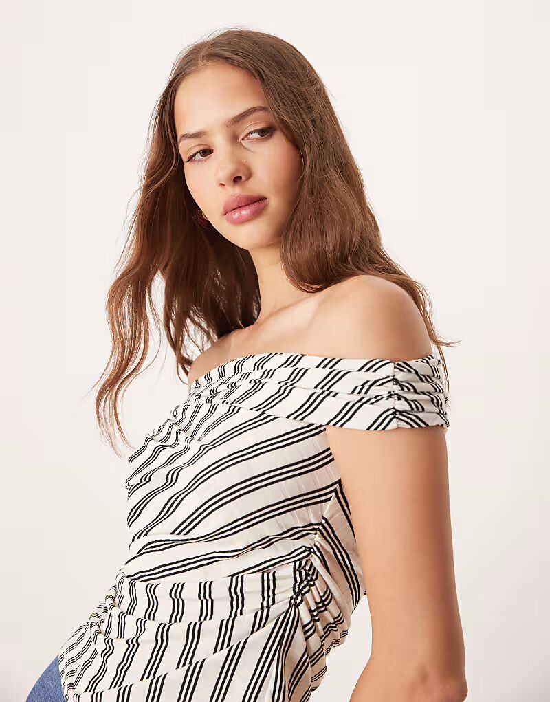 Топ-халат ASOS DESIGN в полоску в однотонную полоску
Топ-халат ASOS DESIGN в полоску в однотонную полоску