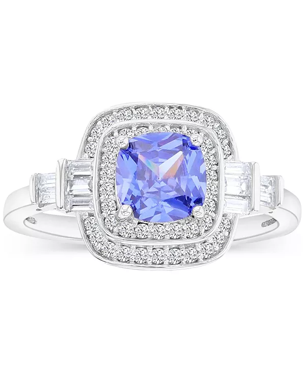 Эффектное кольцо из стерлингового серебра с двойным ореолом в синих и белых тонах Macy'S, silver
Эффектное кольцо из стерлингового серебра с двойным ореолом в синих и белых тонах Macy'S, silver