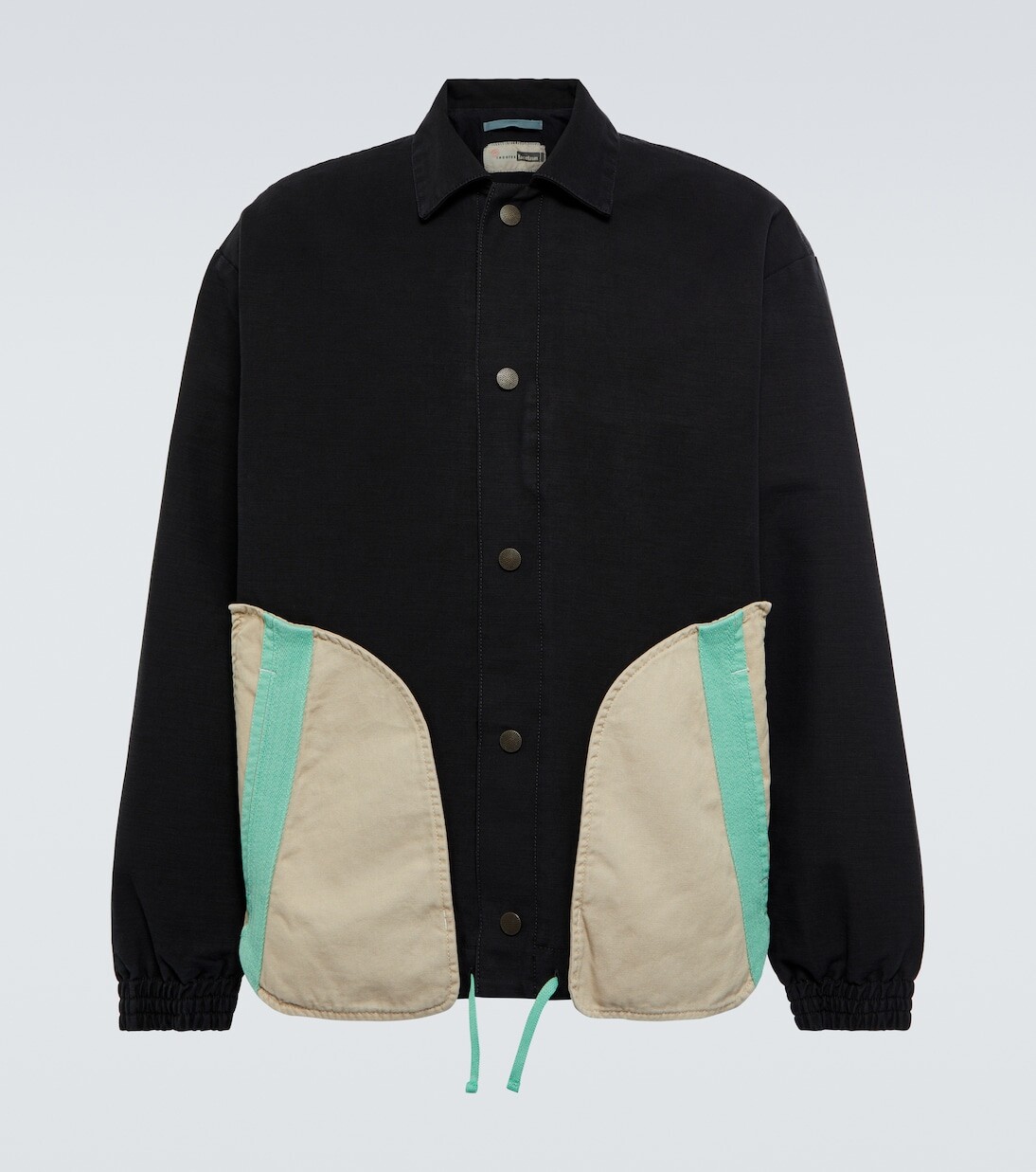 Хлопковая куртка с цветными блоками Incotex X Facetasm, черный
Хлопковая куртка с цветными блоками Incotex X Facetasm, черный