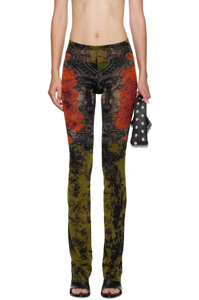 Медальоновые лёгкие брюки Jean Paul Gaultier, оранжевый
Медальоновые лёгкие брюки Jean Paul Gaultier, оранжевый