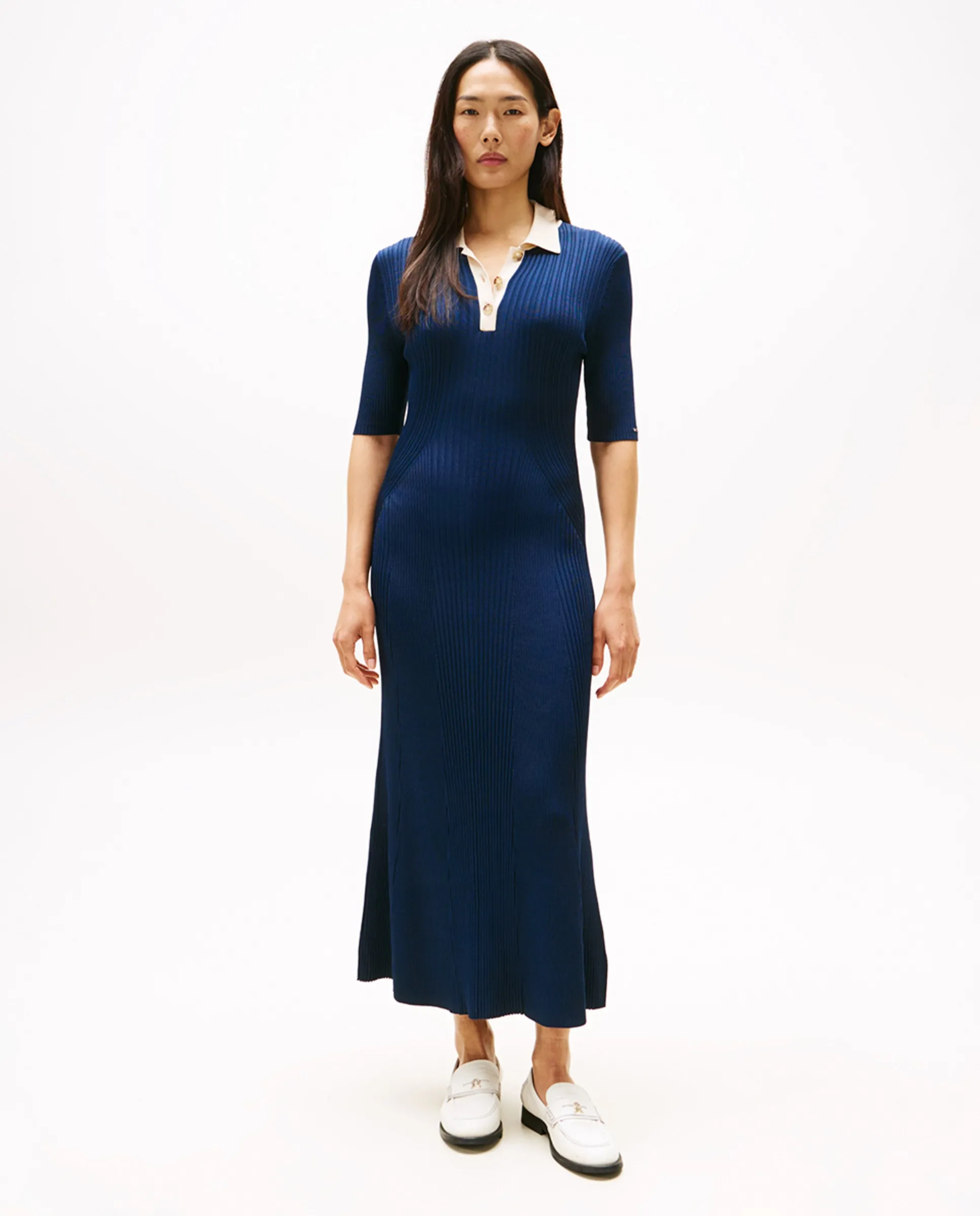 Длинное платье из канеле Tommy Hilfiger, синий
Длинное платье из канеле Tommy Hilfiger, синий