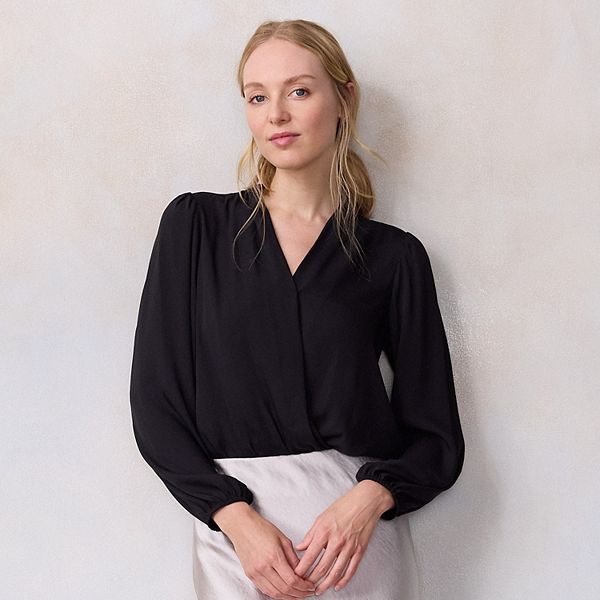 Женский боди с запахом Lc Lauren Conrad, Black
Женский боди с запахом Lc Lauren Conrad, Black