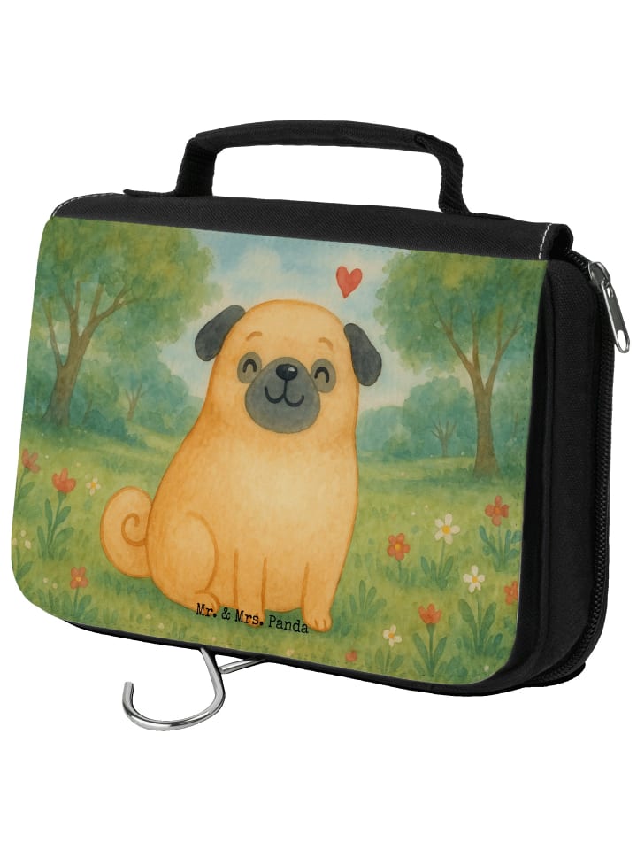 Mr. & Mrs. Panda Косметичка с изображением мопса, без слогана, белого цвета
Mr. & Mrs. Panda Косметичка с изображением мопса, без слогана, белого цвета