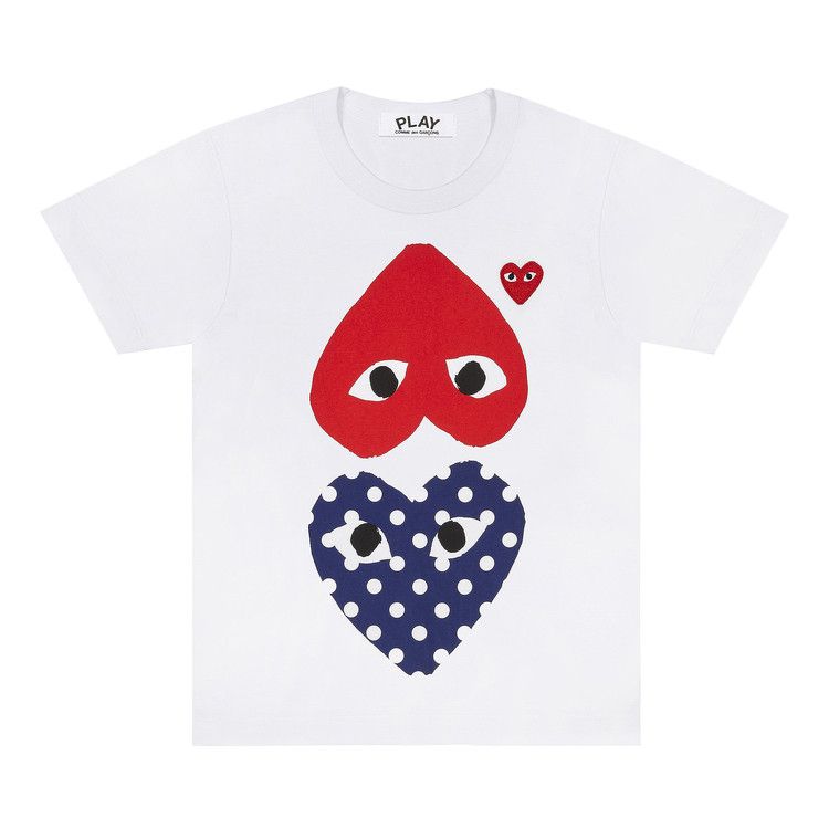 Футболка Comme des Garçons PLAY Polka Dot Mirror T-Shirt, White
Футболка Comme des Garçons PLAY Polka Dot Mirror T-Shirt, White