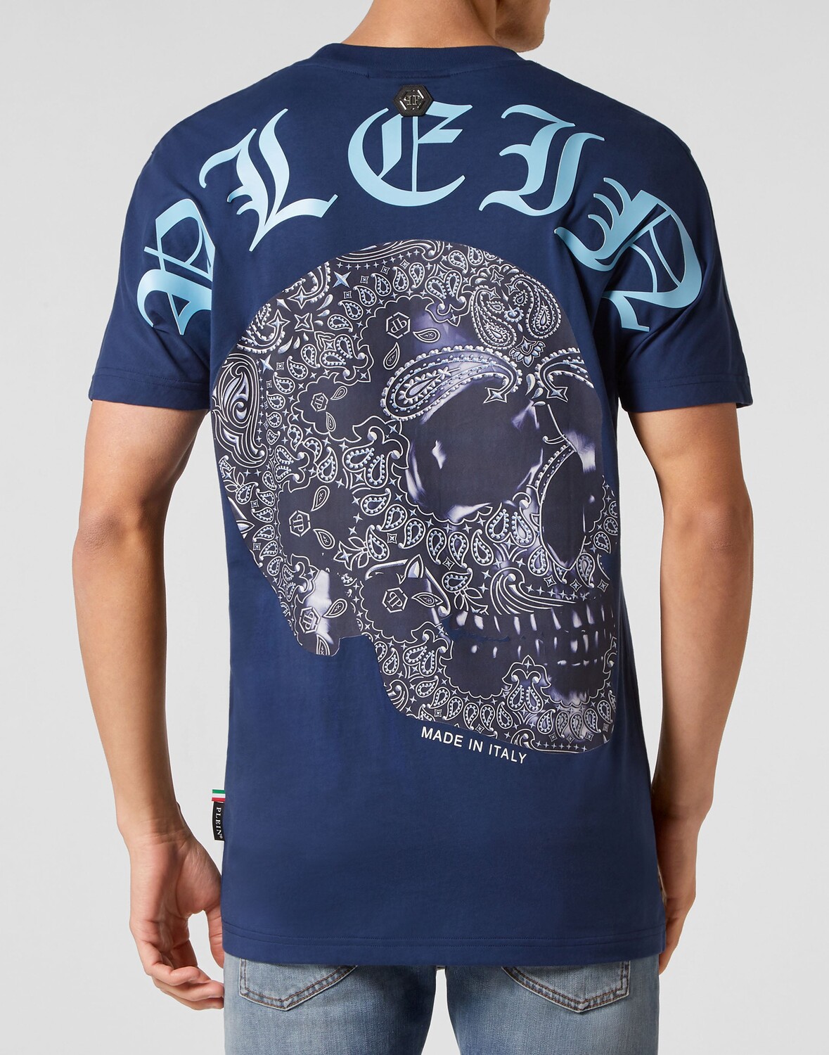 Футболка с круглым вырезом SS Пейсли Череп Philipp Plein, цвет Dark Blue
Футболка с круглым вырезом SS Пейсли Череп Philipp Plein, цвет Dark Blue