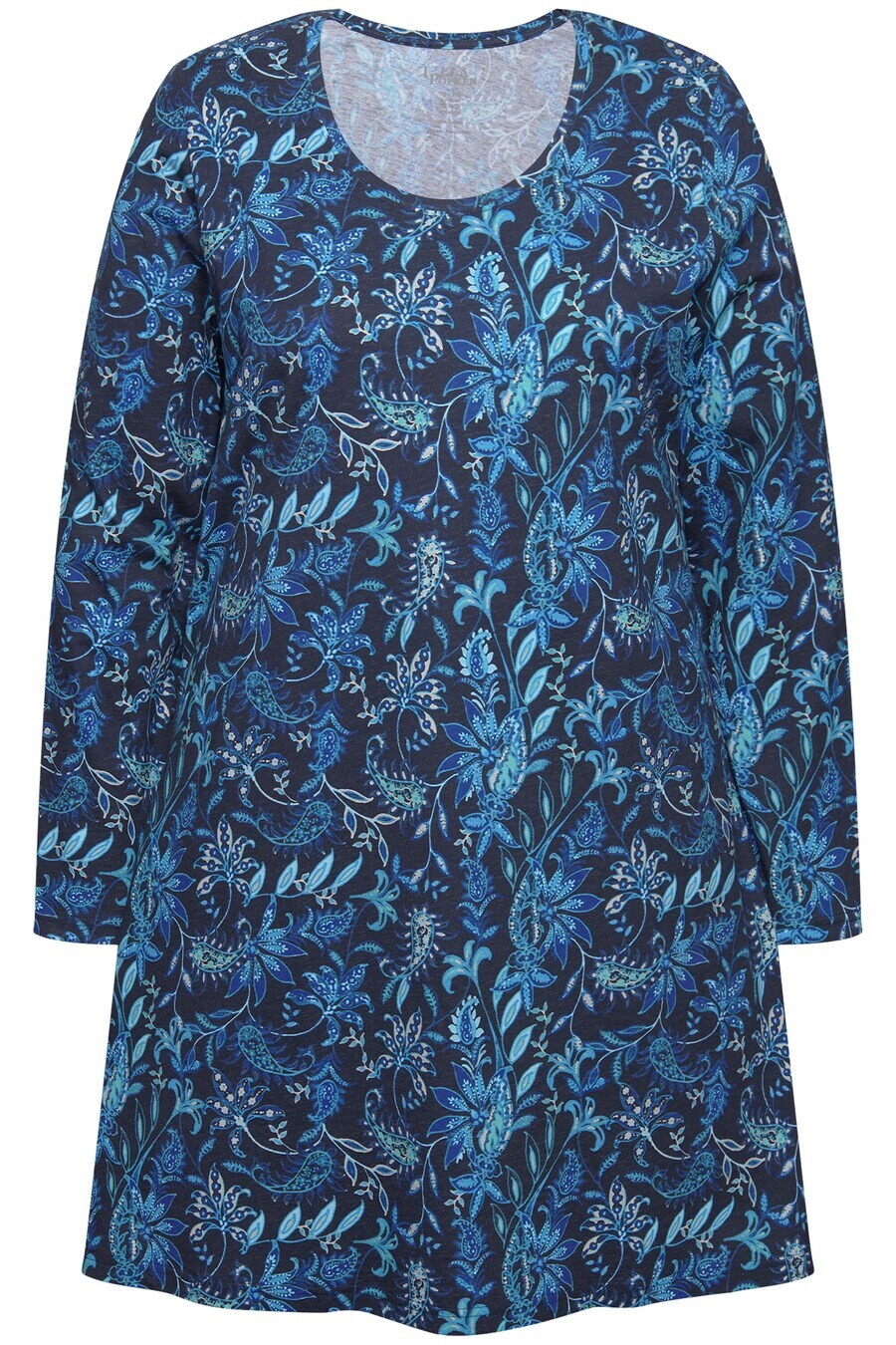 Лонгслив Ulla Popken Shirt, синий/темно-синий
Лонгслив Ulla Popken Shirt, синий/темно-синий