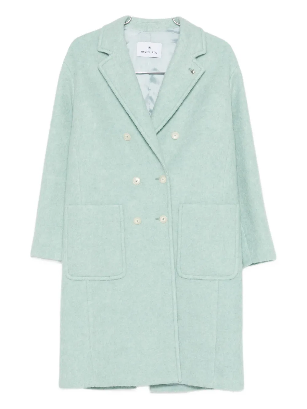 Двубортное пальто с накладными карманами Manuel Ritz, синий
Двубортное пальто с накладными карманами Manuel Ritz, синий