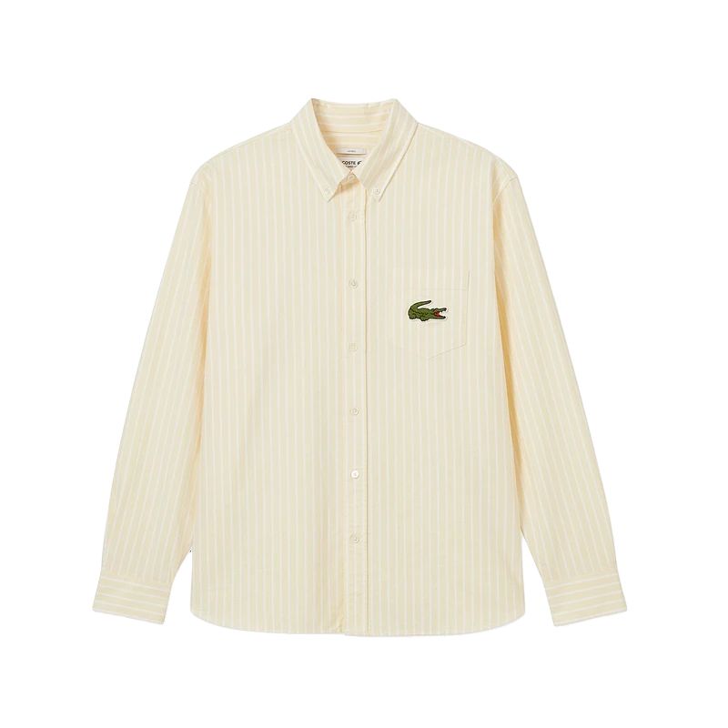 Рубашка с нашивкой-логотипом LACOSTE, светло-желтый/белый
Рубашка с нашивкой-логотипом LACOSTE, светло-желтый/белый