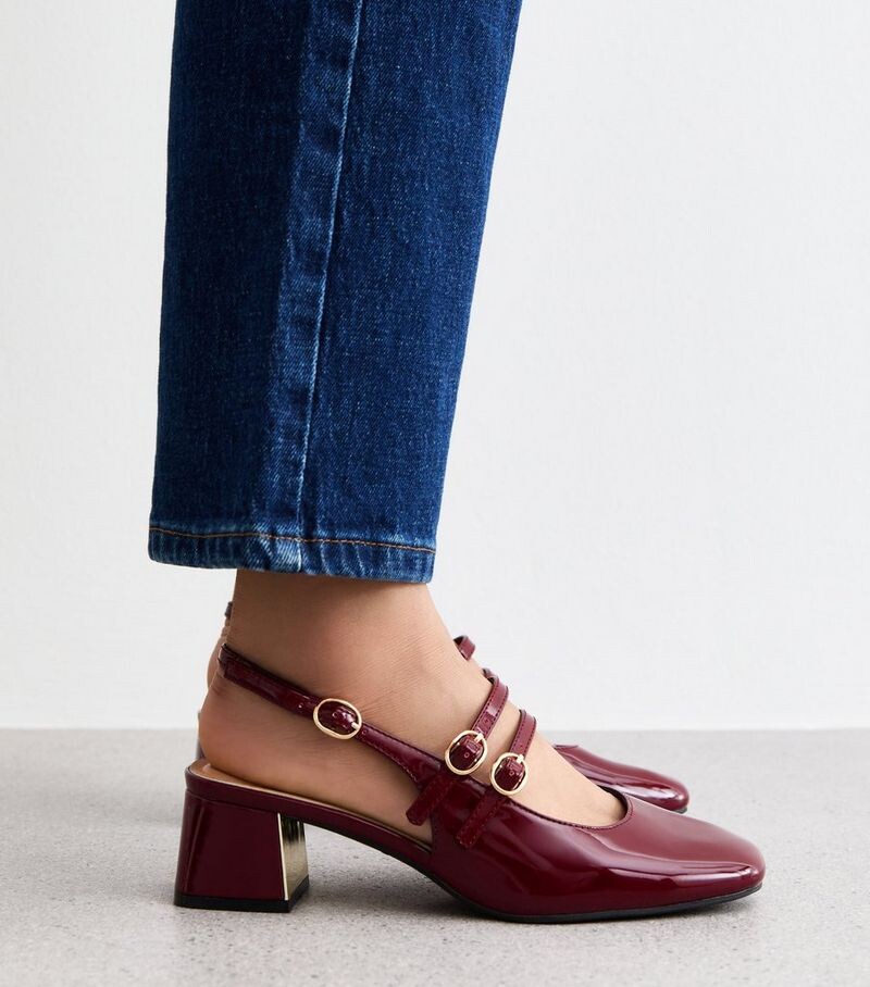 Бордовые туфли Мэри Джейн на широком каблуке на блочном каблуке New Look, бордовый
Бордовые туфли Мэри Джейн на широком каблуке на блочном каблуке New Look, бордовый