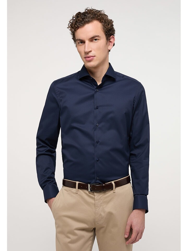 Рубашка Eterna Hemd, темно-синий
Рубашка Eterna Hemd, темно-синий