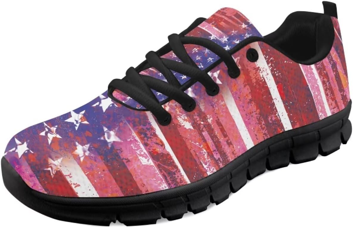 Кроссовки с американским флагом для женщин, беговые и теннисные обувь, легкие спортивные трейловые кроссовки, мужские кроссовки ко Дню независимости США Getelinseng, American Flag
Кроссовки с американским флагом для женщин, беговые и теннисные обувь, легкие спортивные трейловые кроссовки, мужские кроссовки ко Дню независимости США Getelinseng, American Flag