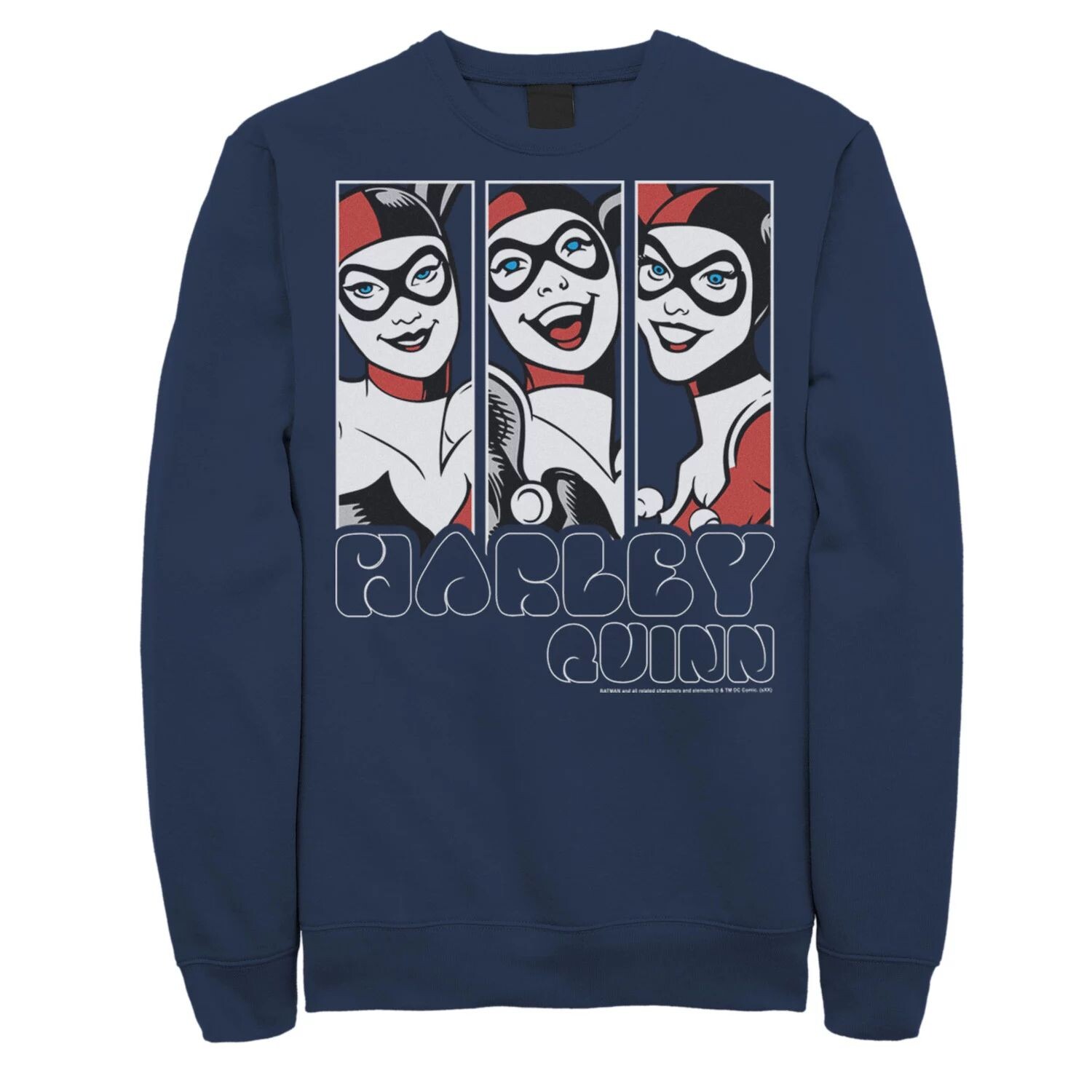 Мужская винтажная толстовка с портретной панелью и изображениями Бэтмена Харли Квинн DC Comics, синий
Мужская винтажная толстовка с портретной панелью и изображениями Бэтмена Харли Квинн DC Comics, синий