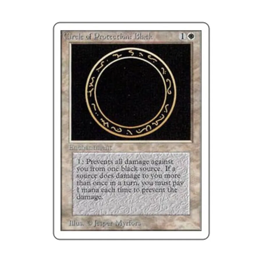 CCG Круг защиты: Черный (С), MTG - Unlimited
CCG Круг защиты: Черный (С), MTG - Unlimited