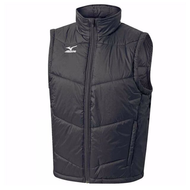Стоковый мужской черный жилет Mizuno, черный
Стоковый мужской черный жилет Mizuno, черный