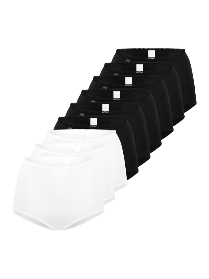 Sloggi Трусы Maxi Slip 24/7 Microfibre in Schwarz / weiß
Sloggi Трусы Maxi Slip 24/7 Microfibre in Schwarz / weiß