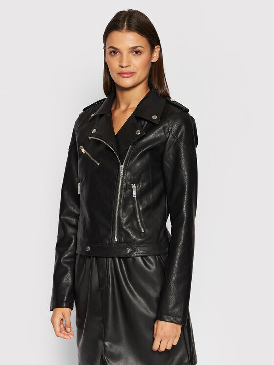 Узкая куртка из искусственной кожи Noisy May, черный
Узкая куртка из искусственной кожи Noisy May, черный