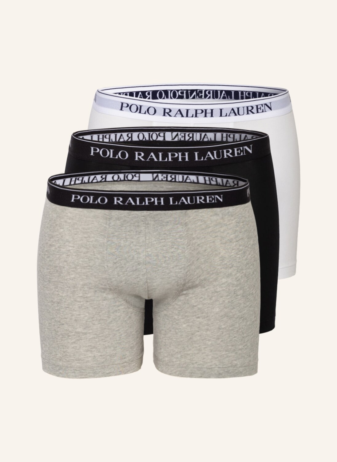 3 пары боксеров Polo Ralph Lauren, черный 
3 пары боксеров Polo Ralph Lauren, черный