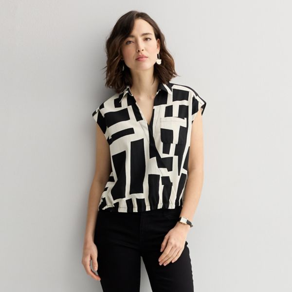 Маленькая рубашка-долман с стихарем Nine West, цвет ivory block abstract
Маленькая рубашка-долман с стихарем Nine West, цвет ivory block abstract