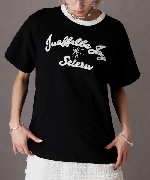 Футболка с вышитым логотипом Girly Doll, черный
Футболка с вышитым логотипом Girly Doll, черный