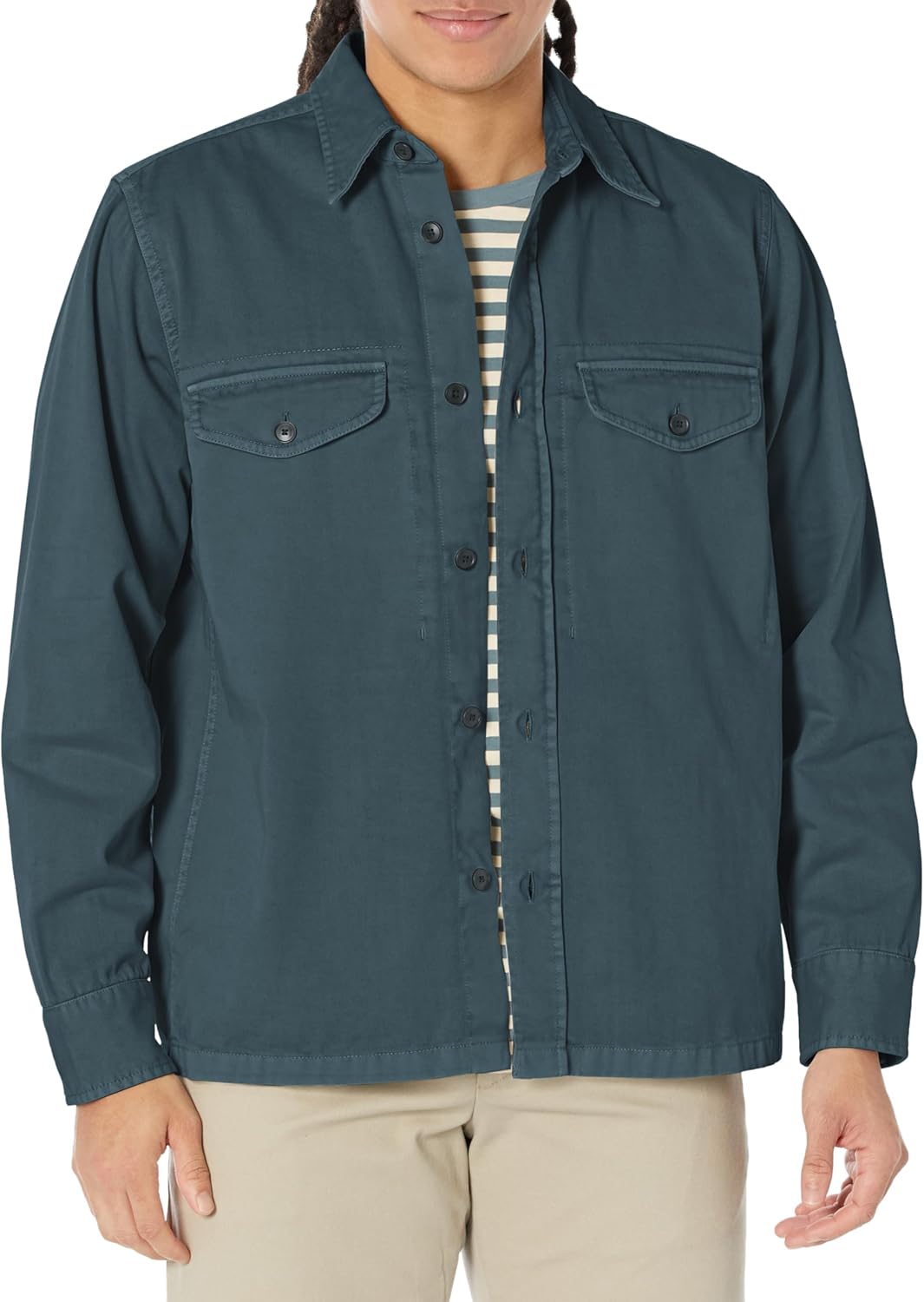 BOSS мужская рубашка на пуговицах с накладным карманом, Dark Teal Green
BOSS мужская рубашка на пуговицах с накладным карманом, Dark Teal Green