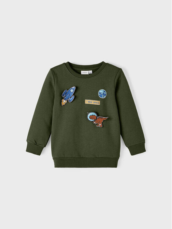 Толстовка обычного кроя Name It, зеленый
Толстовка обычного кроя Name It, зеленый