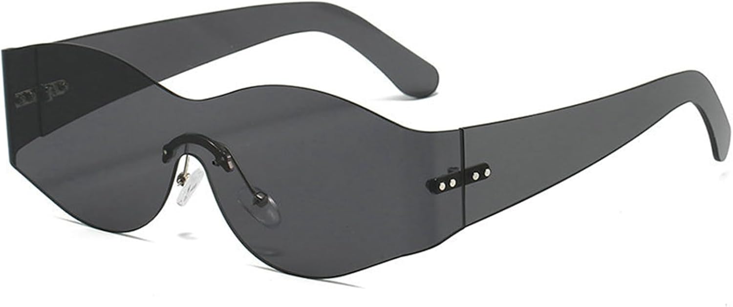 Солнцезащитные очки Willochra овальной формы без оправы для женщин и мужчин, роскошные, в стиле панк, с маской «кошачий глаз», ретро, панк-очки 2000-х годов, F27, Black
Солнцезащитные очки Willochra овальной формы без оправы для женщин и мужчин, роскошные, в стиле панк, с маской «кошачий глаз», ретро, панк-очки 2000-х годов, F27, Black