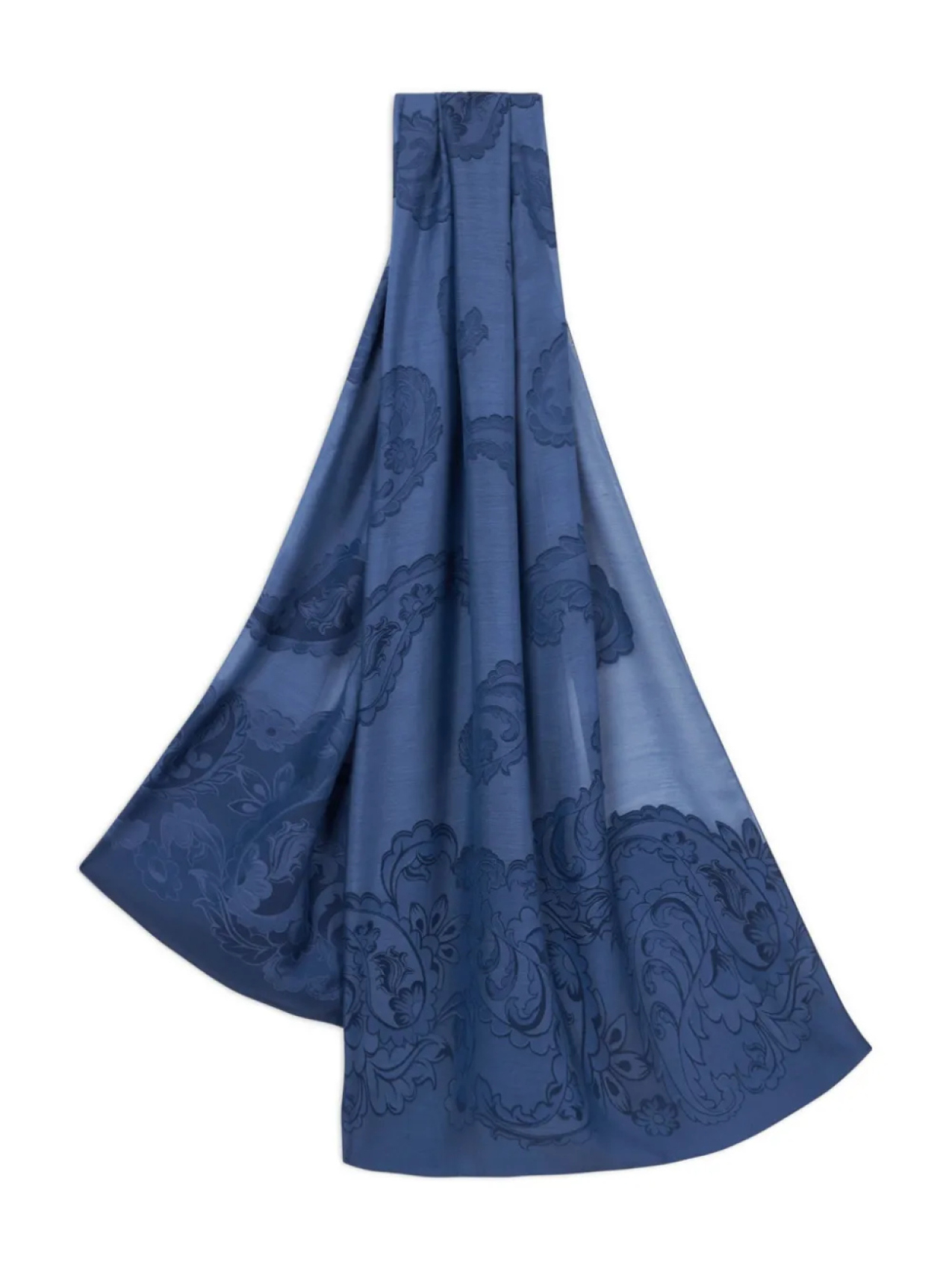 Шарф жаккардовый с узором пейсли ETRO, синий
Шарф жаккардовый с узором пейсли ETRO, синий
