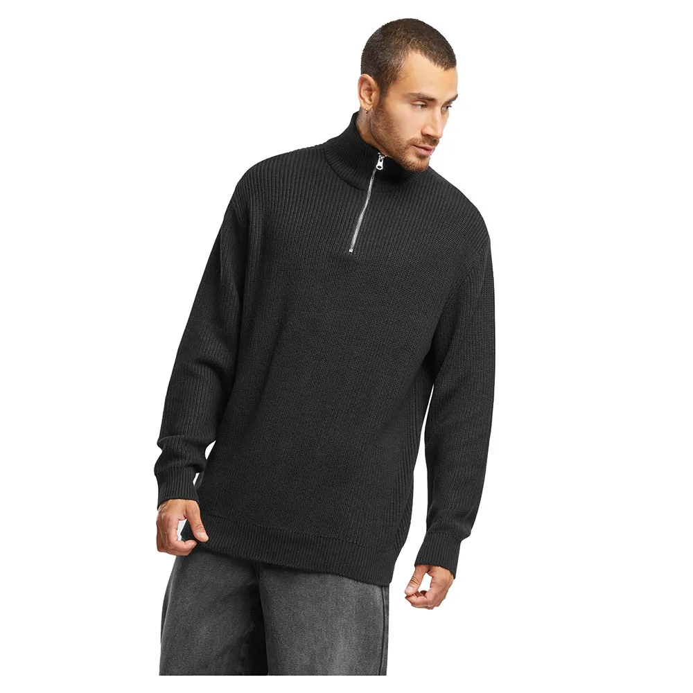 Свитер Urban Classics Rib Basic half zip, черный
Свитер Urban Classics Rib Basic half zip, черный