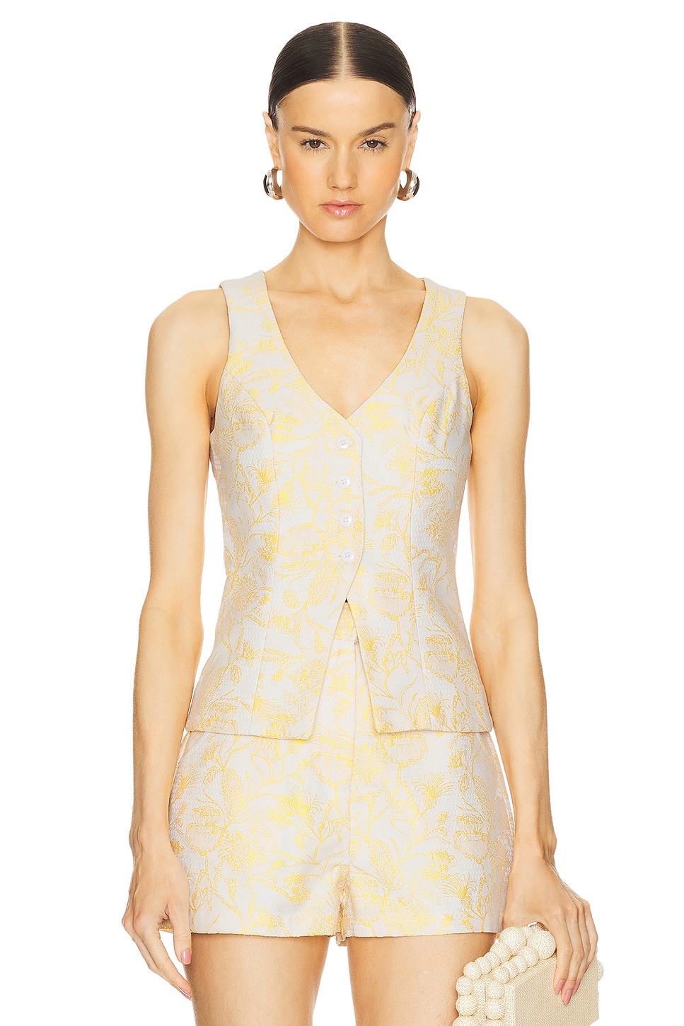 Жилет карнеги Amanda Uprichard, желтый
Жилет карнеги Amanda Uprichard, желтый