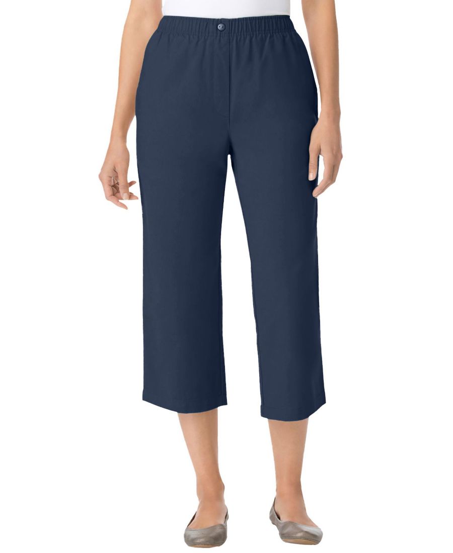 Женские джинсы-капри Within 7-Day из хлопка с эластичным поясом и застежкой на резинке Woman Within, Navy
Женские джинсы-капри Within 7-Day из хлопка с эластичным поясом и застежкой на резинке Woman Within, Navy