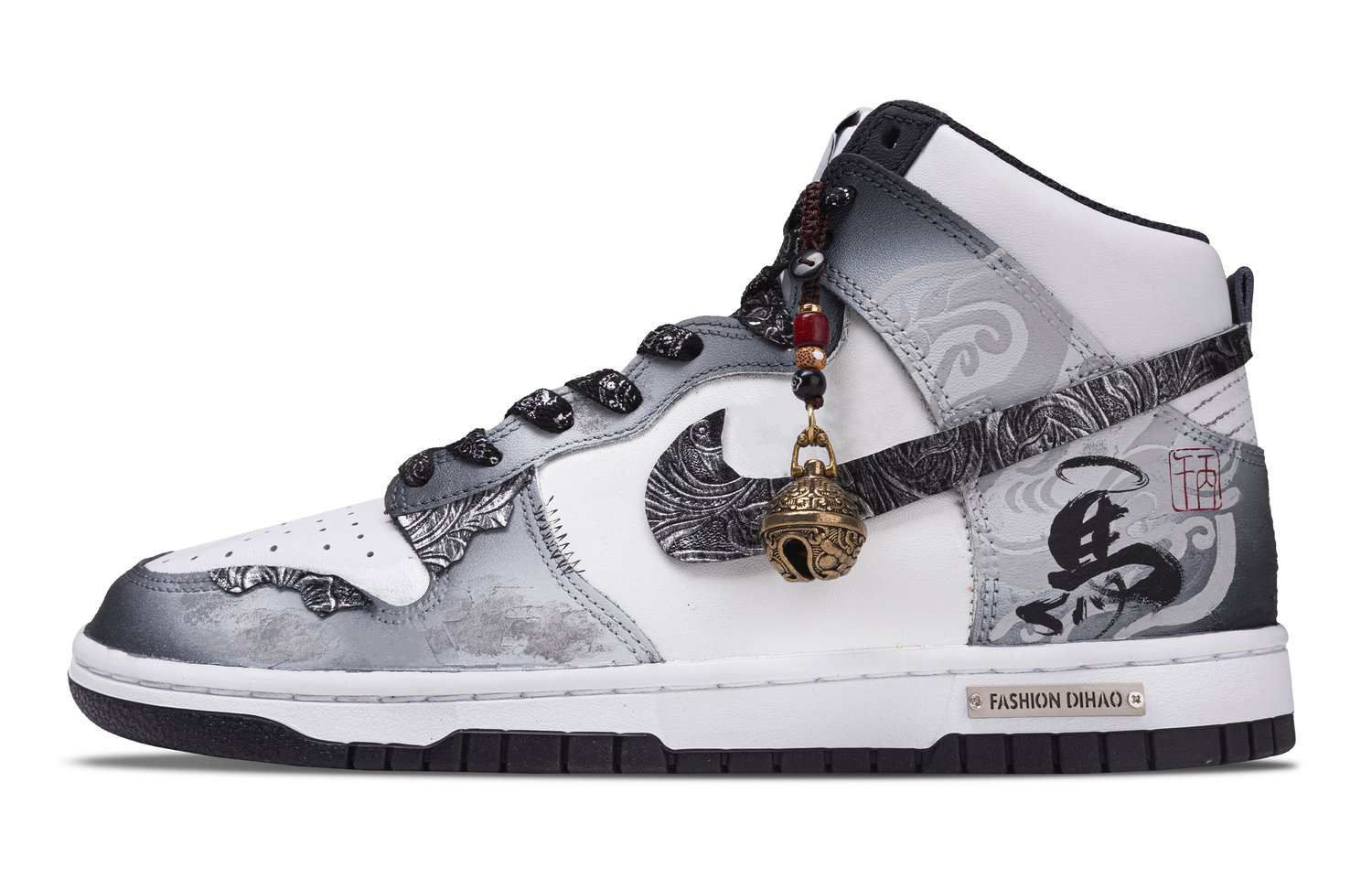 Dunk Mystic Bell Ink Abrasion Resistant Breathable Высокие кроссовки для скейтбординга мужские Nike, белый серый черный
Dunk Mystic Bell Ink Abrasion Resistant Breathable Высокие кроссовки для скейтбординга мужские Nike, белый серый черный