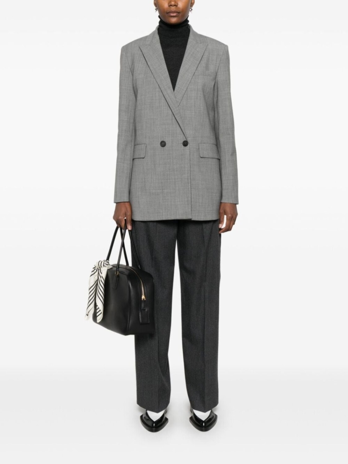 Fabiana Filippi брюки Norcia в тонкую полоску, серый
Fabiana Filippi брюки Norcia в тонкую полоску, серый